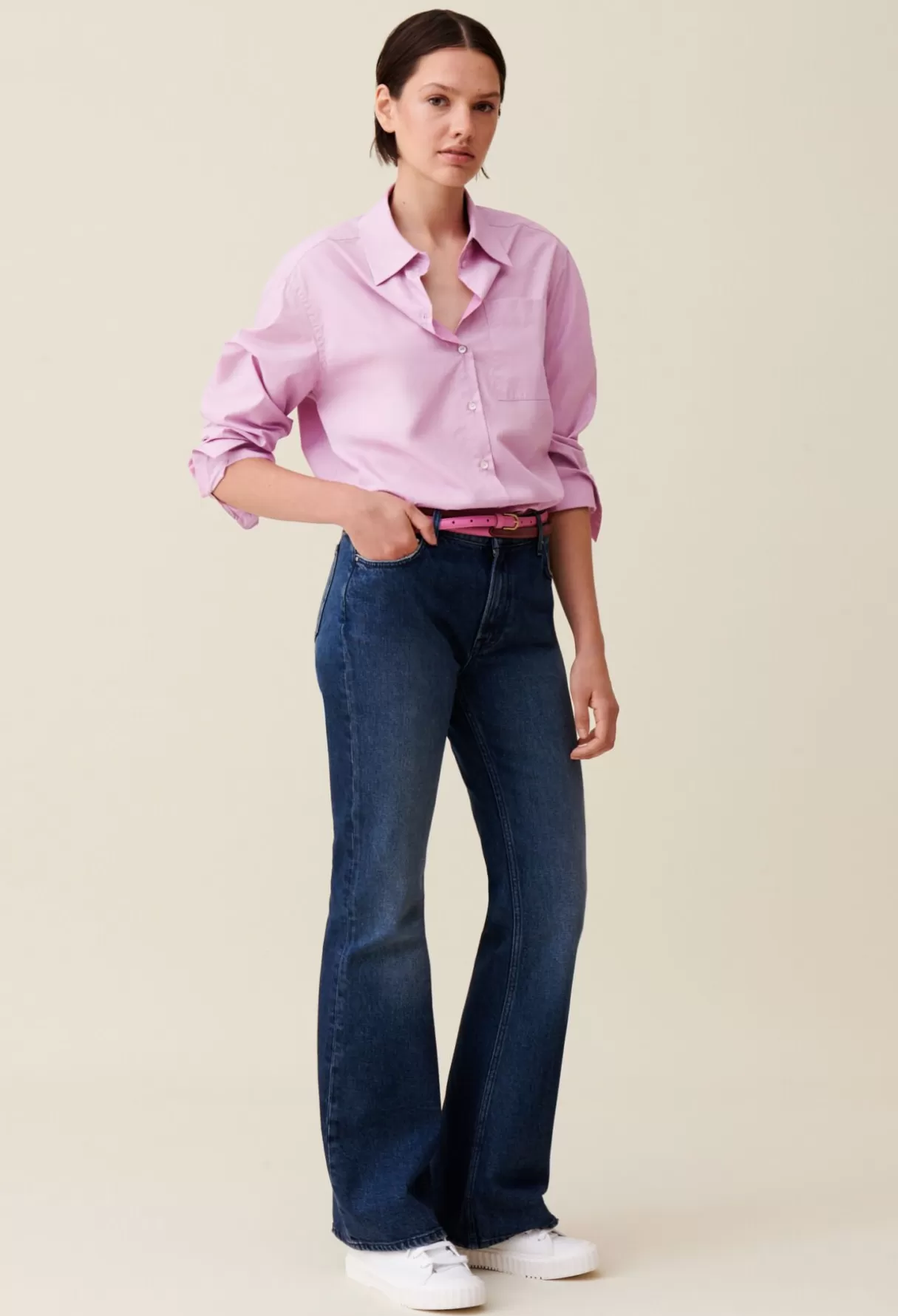 Tops Et Chemises-Claudie Pierlot Chemise boutonnée Rosepale